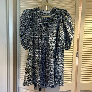 Hunter bell Jenkins dress blue size XS